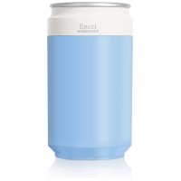 Encci Coca-Cola Can Humidifier - Mini Portable Humidifier in Sky Blue - USB Powered Personal Humidifier for Desk, Bedroom, Travel - Cool Mist, Quiet Operation