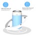 Encci Coca-Cola Can Humidifier - Mini Portable Humidifier in Sky Blue - USB Powered Personal Humidifier for Desk, Bedroom, Travel - Cool Mist, Quiet Operation