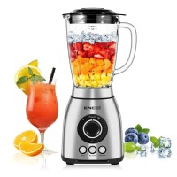 Encci High-Speed Blender - 800 Watt Countertop Blender for Shakes, Smoothies, Frozen Drinks - Powerful Kitchen Blender, Easy to Clean