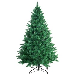 Encci 5FT Green Christmas Tree - Artificial Green Christmas Tree for Holiday Decoration - Easy to Assemble, Classic Look