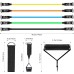Encci Resistance Bands - Hip Bands & Leg Exercise Bands - 5 Levels Multifunctional Elastic Training Bands for Glutes, Thighs, Squats, Workout Fitness - Durable & Non-Slip