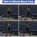 Encci Resistance Bands - Hip Bands & Leg Exercise Bands - 5 Levels Multifunctional Elastic Training Bands for Glutes, Thighs, Squats, Workout Fitness - Durable & Non-Slip