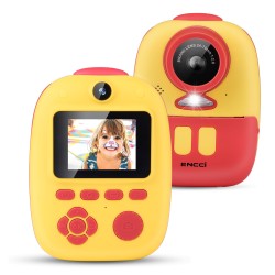 Encci D10 Kids Camera - 32GB Child Camera Digital Video Camera with high Megapixels 28MP- Shockproof Toddler Camera with Games & Cute Stickers - Perfect Gift for Boys & Girls