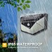 Encci Solar Lights - 220 LED Solar Outdoor Wall Lights with Motion Sensor - Waterproof Security Lights for Garden, Patio, Yard, Energy Saving, Easy Installation