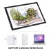 Encci Light Box - A3 LED Light Box for Tracing - Dimmable Drawing Board, Ultra-Thin, Portable, Perfect for Drawing, Sketching, Calligraphy, Artists, Students