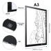 Encci Light Box - A3 LED Light Box for Tracing - Dimmable Drawing Board, Ultra-Thin, Portable, Perfect for Drawing, Sketching, Calligraphy, Artists, Students