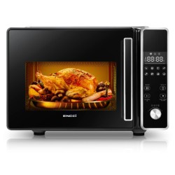 Encci Air Fryer Oven - 24L Digital Display Air Fryer 1800W Multifunctional Convection Oven with Presets - Roast, Bake, Broil, Dehydrate, Air Fry - Easy to Clean