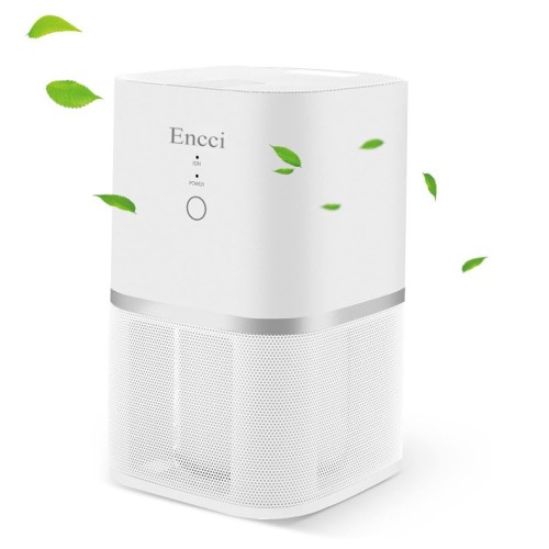 Encci Air Purifier - Silent Air Purifier For Allergy Sufferers, Smoking Rooms With Hepa Filter, Quiet Operation Against Fine Dust, Pollen, Pet Hair